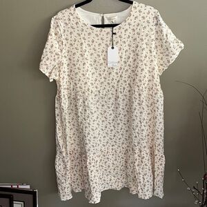 NEW WITH TAGS BEAUTIFUL COTTON BLEU MATERNITY DRESS SIZE XL